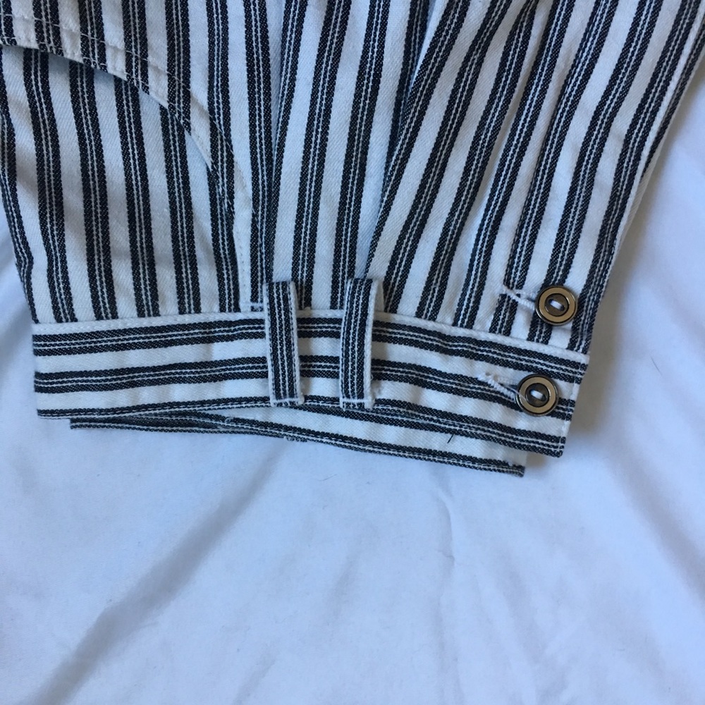 PERFECT vintage trousers black and white stripes - Picture 4 of 8